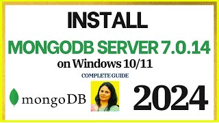 How to install MongoDB 7014 on Windows 1011 2024Install MongoDB amp Mongo Shell MongoDB Compass [upl. by Doti]