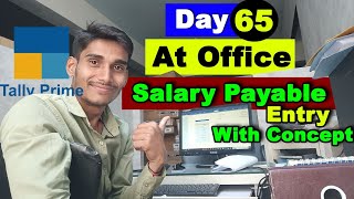 Salary payable entry in Tally Prime [upl. by Femi]