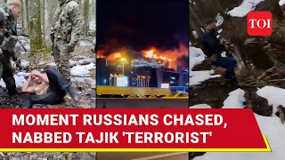 Russian Forces Grab Tajik Gunman After Thrilling Forest Chase I Moscow Terror Aftermath [upl. by Checani285]