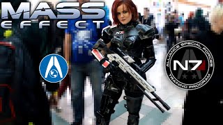 Mass Effect Commander Shepard Cosplay with N7 Armor at UnityCon 2019 [upl. by Bekaj121]