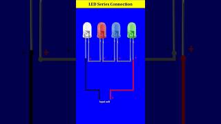 LEDs in Series Connection shorts shortsfeed electricedison seriesconnection series led [upl. by O'Carroll866]