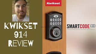 Kwikset Smartcode 914  Smart Lock Review Video [upl. by Ylremik]