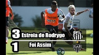 Rodrygo estreia Pelo Santos [upl. by Gracie902]