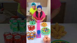 Minecraft cake vs soda ice cream challenge 🍨 minecraft funny by Ethan Funny Family [upl. by Eizzo750]