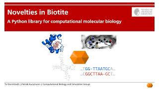 BOSC2021 S4d Patrick Kunzmann Novelties in Biotite A Python library for computational molecular b [upl. by Barthol]