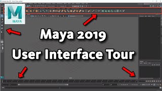 Intro to Maya 2019 Interface Tour [upl. by Engleman]