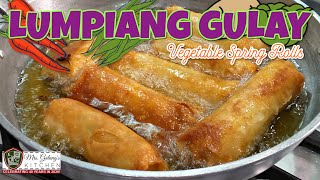 VERY CRISPY LUMPIANG GULAY MrsGalangs Kitchen S12 Ep10 [upl. by Akcire]