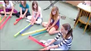 Somebody that I used to know  boomwhackers iwmv [upl. by Adiene]