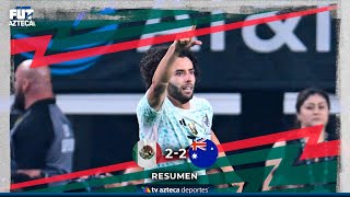 Resumen México 22 Australia  Partido Amistoso [upl. by Yahc]