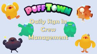 PuffTown Daily Sign In Steps amp Crew Management Tutorial  Puffverse [upl. by Jayne413]