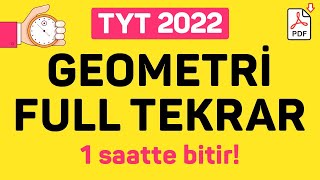 TYT GEOMETRİ FULL TEKRAR  2022  PDF  ŞENOL HOCA [upl. by Pfeffer]