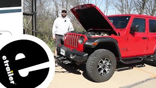 etrailer  Demco StayINPlay Duo Flat Tow Brake System Installation  2022 Jeep Wrangler Unlimited [upl. by Gernhard]