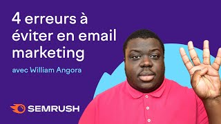 4 erreurs à éviter en email marketing en 2022 [upl. by Ellivnarg758]