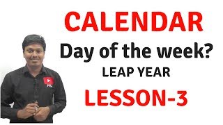 CalendarReasoningDay of the WeekLeap Year Lesson3 [upl. by Adela]