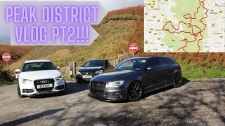 SENDING IT DOWN PEAK DISTRICT BACK ROADS PEAK DISTRICT VLOG PT2 [upl. by Ahseinaj]