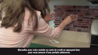 DIY  Poser du carrelage adhésif au mur STICKTILES [upl. by Esekram]