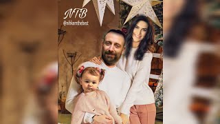 Bergüzar Korel ❤️ Halit Ergenc Family [upl. by Walburga]