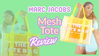 Marc Jacobs Mesh Tote Review [upl. by Norrej102]