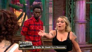 Threesome Partner Stole My Man  Jerry Springer  Season 27 [upl. by Annuahsal]