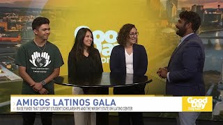 WKEF Wright State University staff preview Amigos Latinos Gala on Good Day Dayton [upl. by Eecyak]