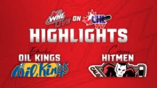 Edmonton Oil Kings at Calgary Hitmen 1129  WHL Highlights 202425 [upl. by Akimyt]