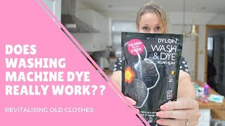 Does Washing Machine Dye Really Work  How to RecycleUpcycle Old Clothes  Oh Hi DIY [upl. by Ayram]