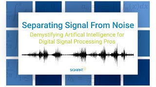 Separating Signal From Noise  Introduction [upl. by Eltsryk]