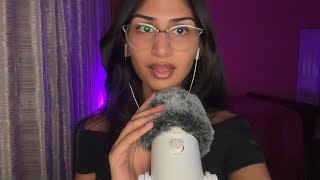 asmr mic scratching  fluffy mic sounds super tingly sensitive mic [upl. by Ilecara]