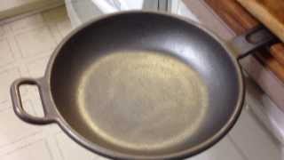 Stripping and Seasoning a Lodge PreSeasoned Cast Iron Skillet [upl. by Yatnuahs]