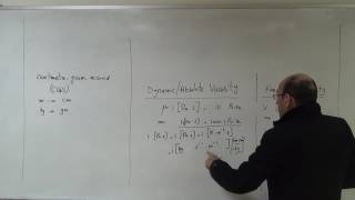 CGS System of Units for Viscosity the centiPoise and centiStoke 2222017 [upl. by Lud]