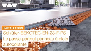 SchlüterBEKOTECEN23FPS Panneau à plots pour des constructions de revêtement sans fissure [upl. by Casanova462]