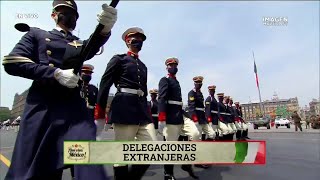 Desfile Militar  Delegaciones extranjeras  Imagen Noticias [upl. by Gefen]