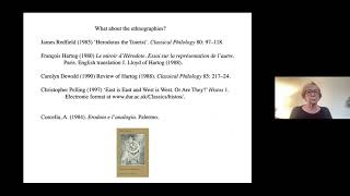 Rosaria Munson on Telling Wonders Ethnographic and Political Discourse in the Work of Herodotus [upl. by Pollerd647]