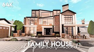 Cheap No Advanced Placing Family House  Bloxburg Speedbuild [upl. by Marcy882]