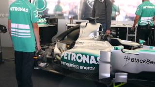 Mercedes F1 national anthem [upl. by Hsac]