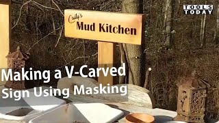 How To Make a VCarved Sign using Oramask  ToolsToday [upl. by Mahmoud751]