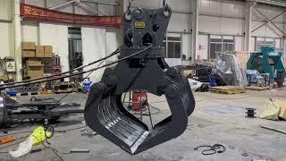 Demolition Industry Hydraulic Rotating Sorting Grab Excavator Demolition Grapple [upl. by Anet188]