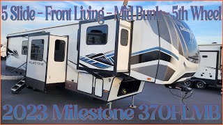 Front Living Room Mid Bunk Fifth Wheel 2023 Milestone 370FLMB By Heartland RVs  Couchs RV Nation [upl. by Nallak]