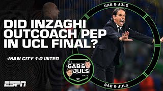 Did Simone Inzaghi OUTCOACH Pep in the UCL final Discussing tactics in Man City vs Inter  ESPN FC [upl. by Edieh]