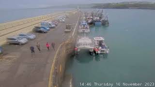 Isle of Man Peel Breakwater TimeLapse  16112023 [upl. by Ardella921]