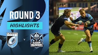 Cardiff Rugby v Glasgow Warriors  Highlights  Round 3  URC 202425 [upl. by Nojad]