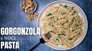 One Pot Gorgonzola Walnut and Spinach Pasta Pasta Gorgonzola e Noci [upl. by Hecker]