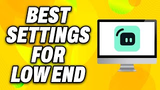 Streamlabs Best Settings For Low End PC 2024  Quick Fix [upl. by Eseerehc]