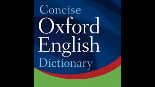 Concise Oxford English Dictionary [upl. by Adnalor306]