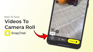 How To Save Snapchat Videos To Camera Roll [upl. by Millian]