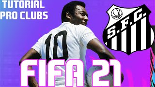 FIFA 21  TUTORIAL FACE I Pelé ICON Pro Clubs [upl. by Illehs]