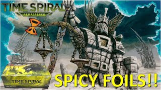 SPICY Foils in this Time Spiral Remastered Booster Box Opening [upl. by Raycher]