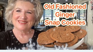 Old Fashion Ginger Snap Cookie Add This Too Your Christmas Cookie List [upl. by Guillaume]