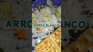 Arroz BLANCO con Verduras 😁🥘🥕 cocina receta comida recipes comidamexicana amadecasa [upl. by Inohtna]