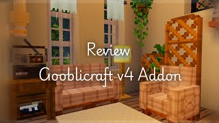 Review Gooblicraft v4 🧺🖇 aesthetic furnitures addon for Minecraft Pebe 🍁੭ [upl. by Linkoski]